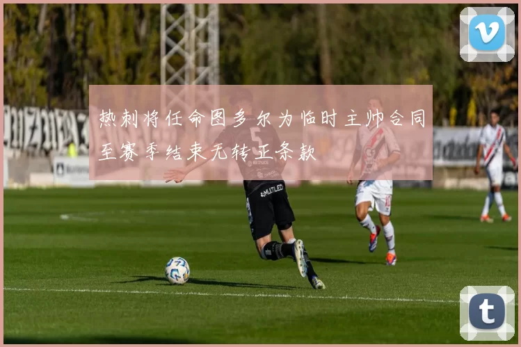 热刺将任命图多尔为临时主帅合同至赛季结束无转正条款